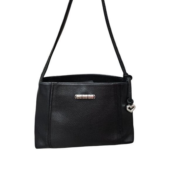 Brighton Vintage Pebble Leather Black Shoulder bag C455857 - Picture 1 of 14